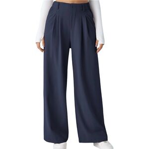 Halara Flex Navy Pants Size Large NWT Career Casual